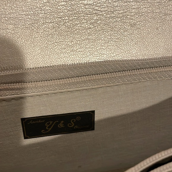 Silver mesh sequin evening bag - Picture 6 of 9